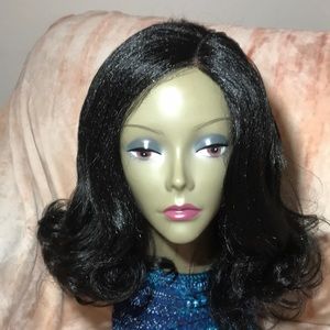 Synthetic Side part wig